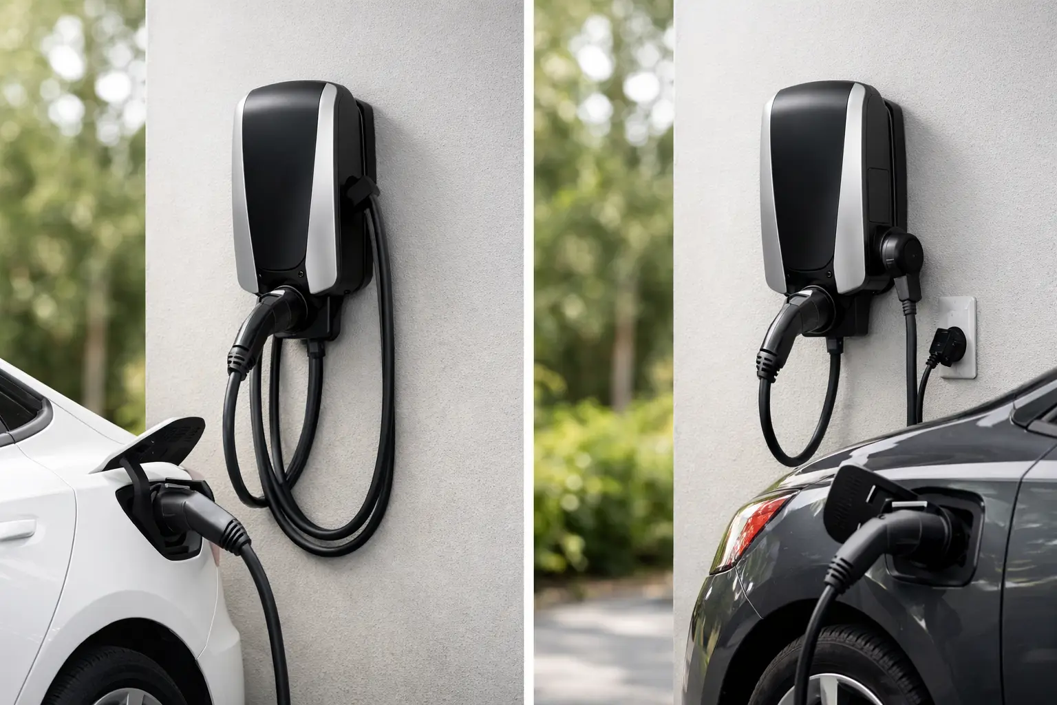 EV Charger Hardwired vs Plug-In Comparison