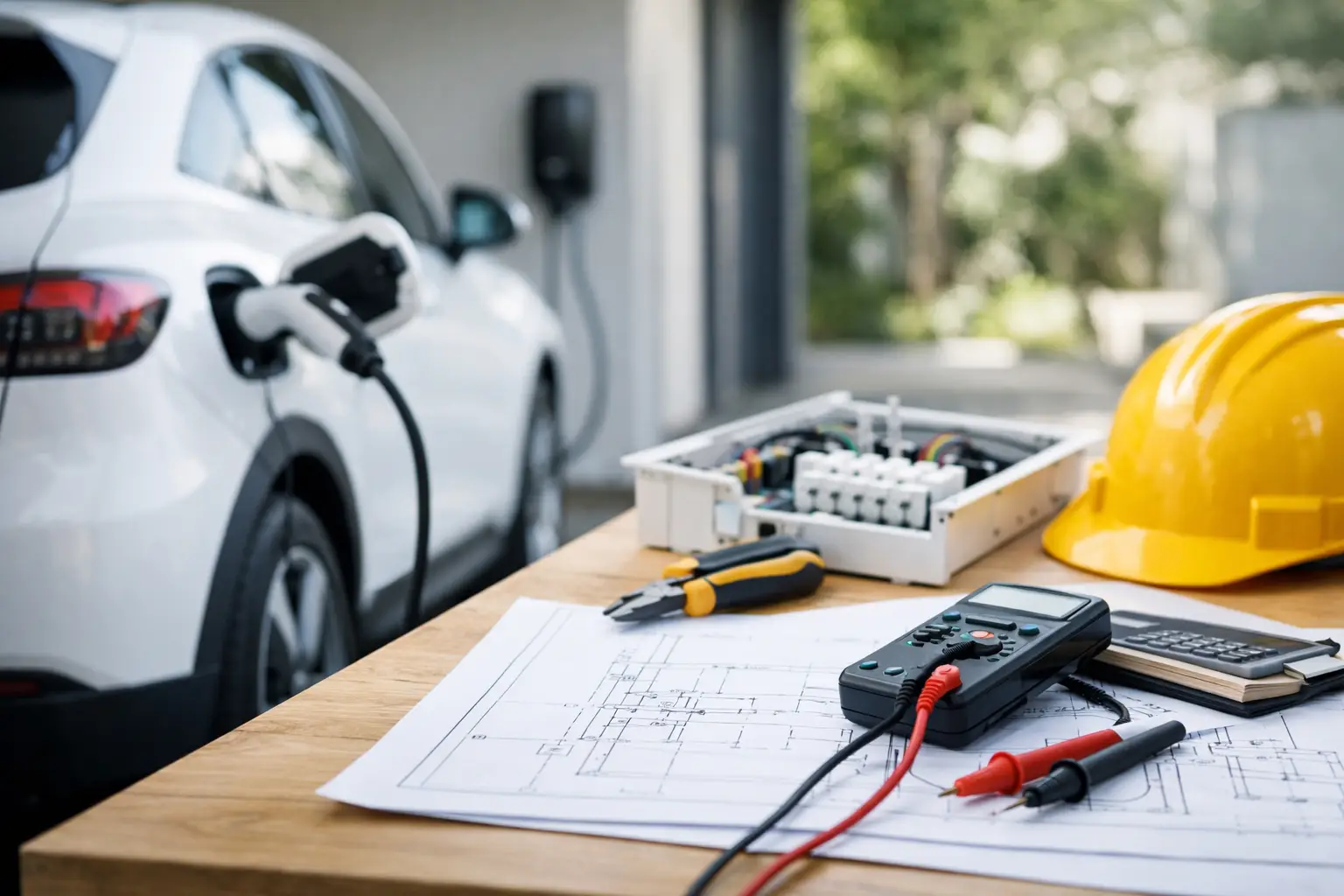 EV Charger Installation Load Calculation Example