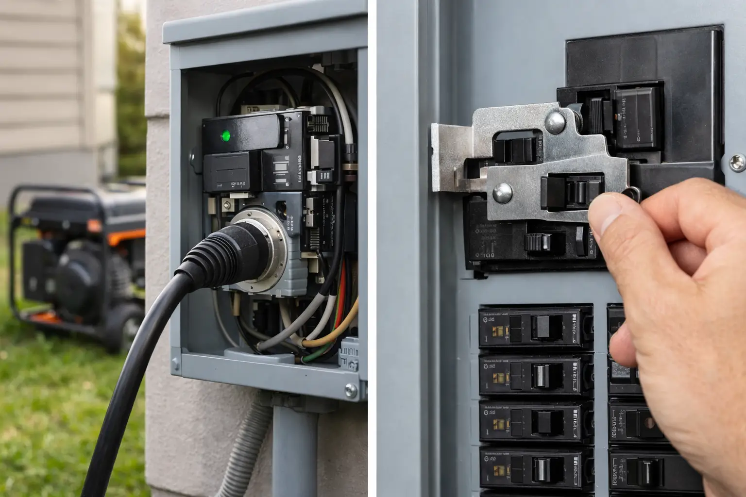 Generator Transfer Switch vs Interlock