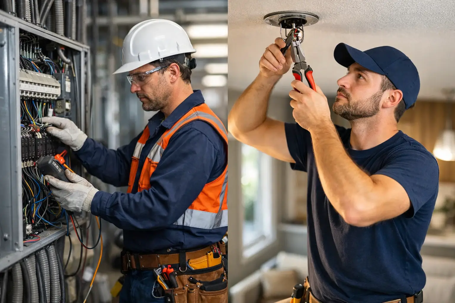 Commercial vs Residential Electrician Differences
