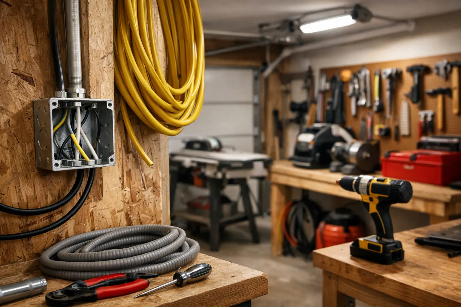 Garage Wiring for Workshop That Works Hard
